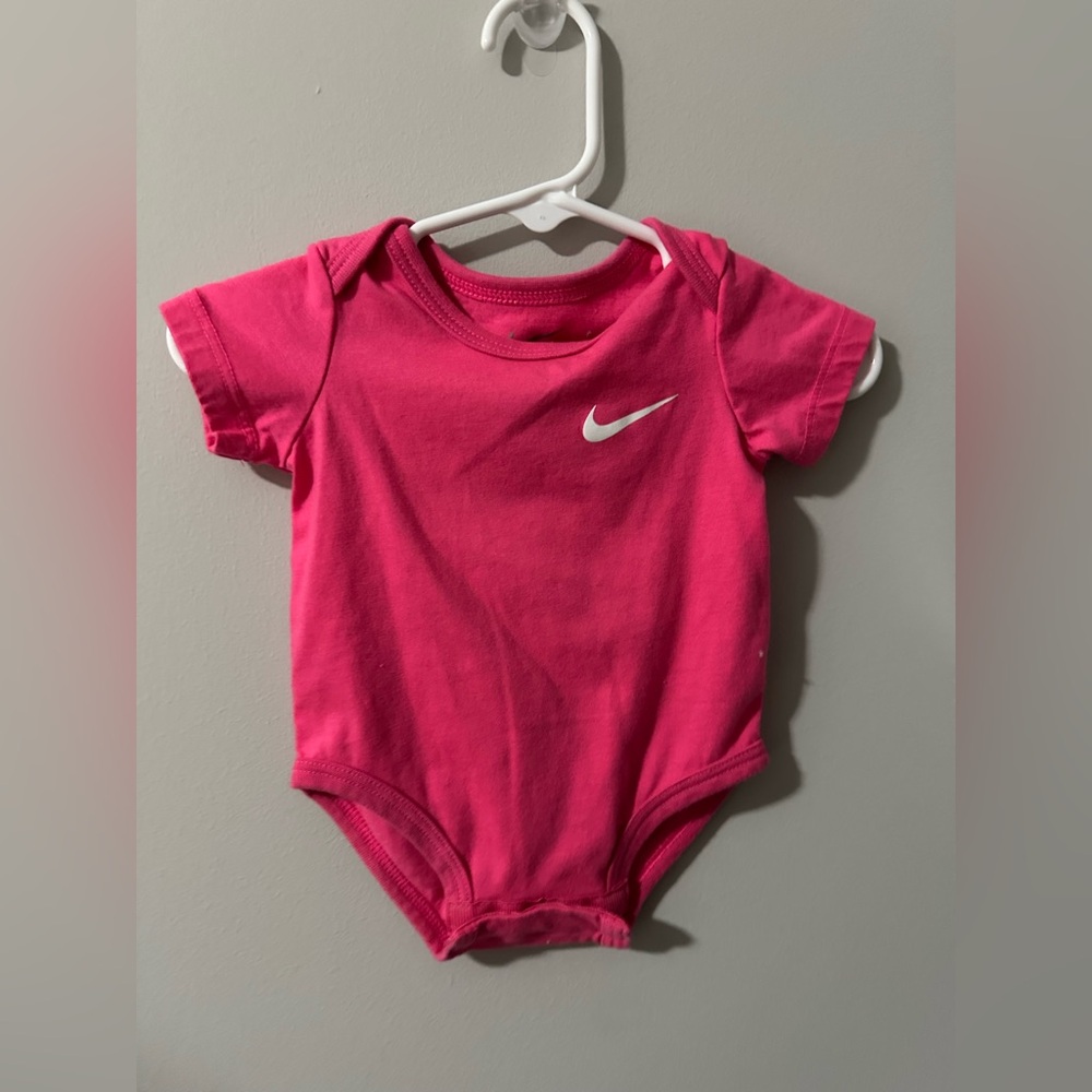 Nike Pink Baby One Piece onsie size 3M